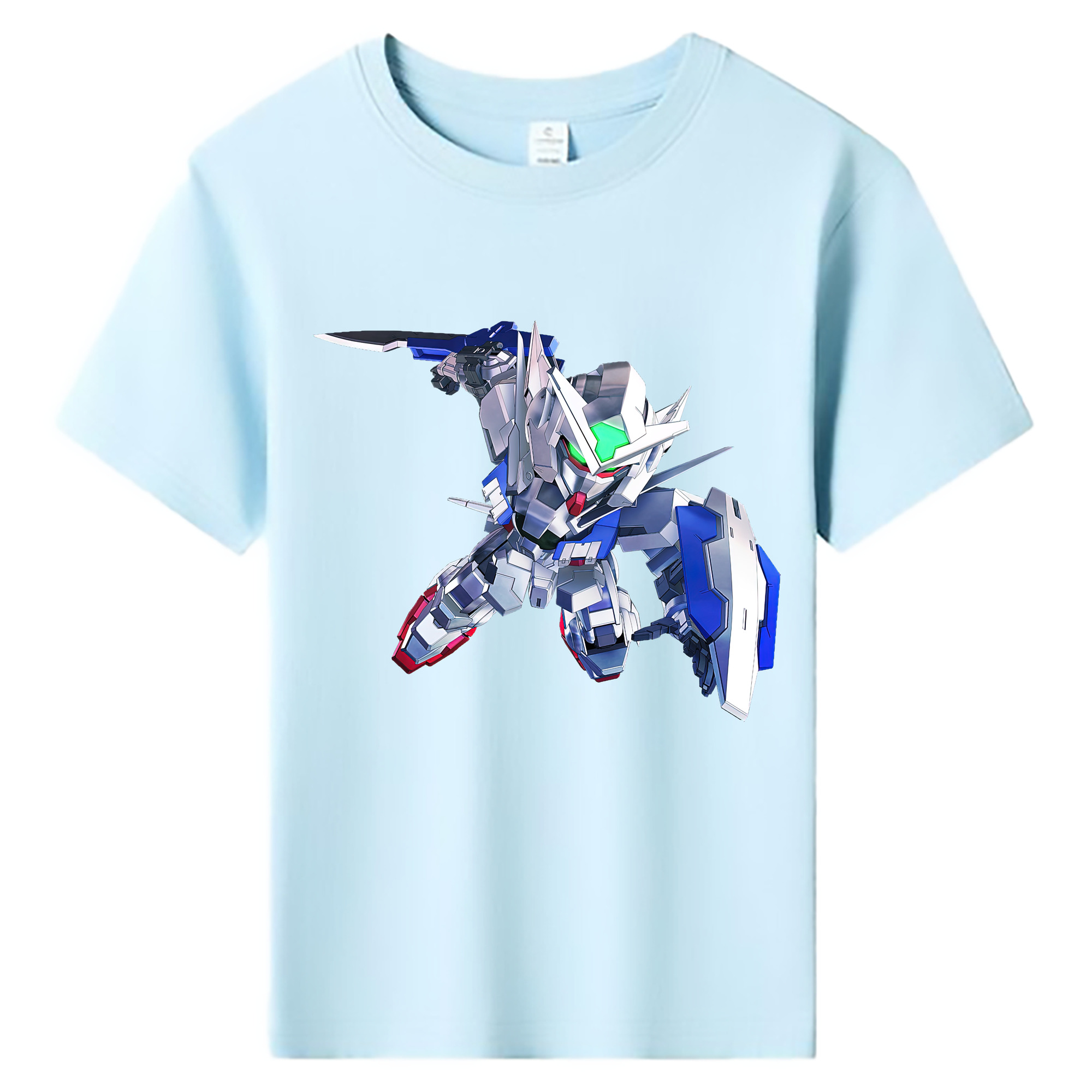 （画像用） 機動戦士ガンダム Mobile Suit Gundam 綿100％キッズTシャツ（フロントプリント）